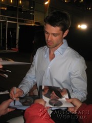 signing photo