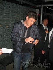 signing photo
