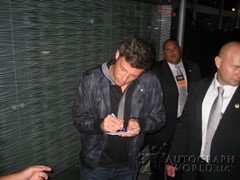signing photo