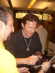 signing photo