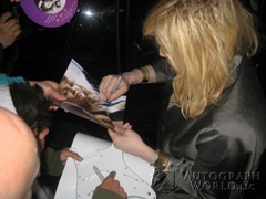 signing photo