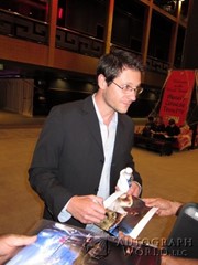 signing photo