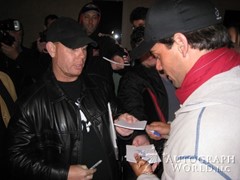 signing photo