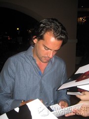 signing photo