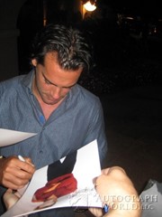 signing photo