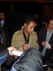 signing photo