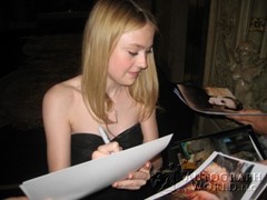signing photo