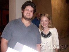 signing photo