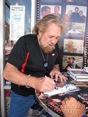 signing photo