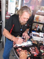 signing photo