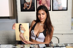 signing photo