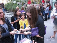signing photo