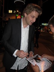 signing photo