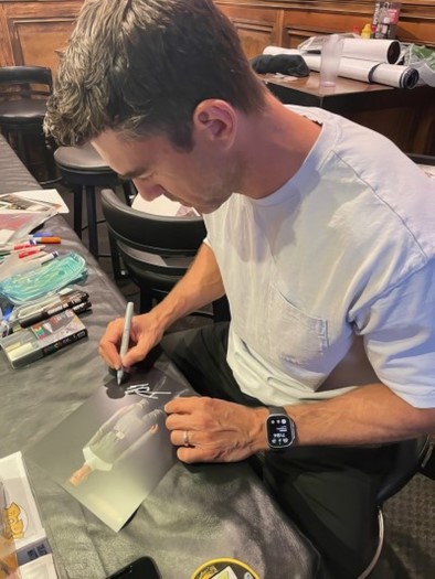 Daniel Stevens autograph