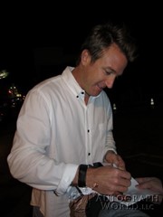 signing photo