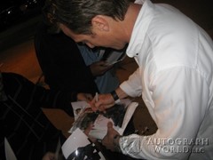 signing photo