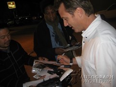 signing photo