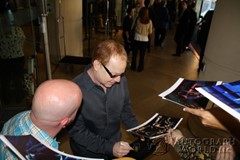 signing photo