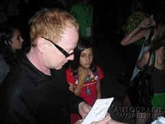 signing photo