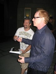 signing photo