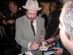 signing photo