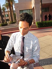 signing photo