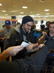 signing photo