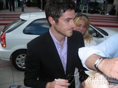 signing photo
