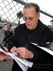 signing photo