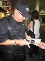 signing photo