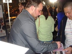 signing photo