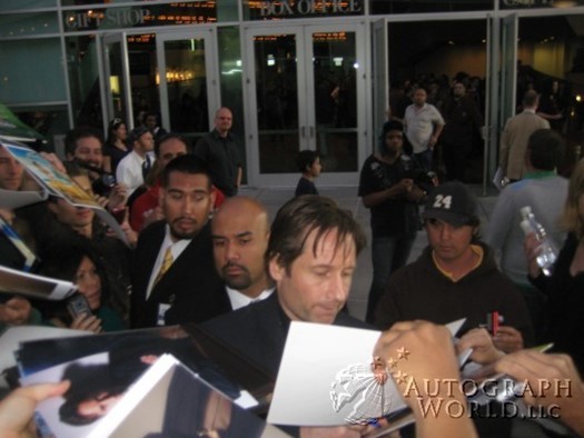 David Duchovny autograph