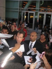 signing photo
