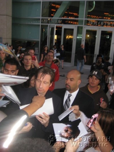 David Duchovny autograph
