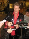 David Hasselhoff signing proof
