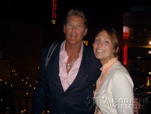David Hasselhoff autograph