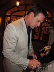 signing photo