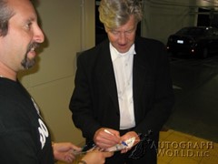 signing photo