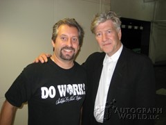 signing photo
