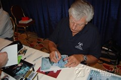 signing photo