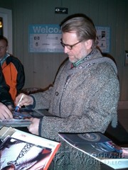 signing photo