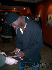 signing photo