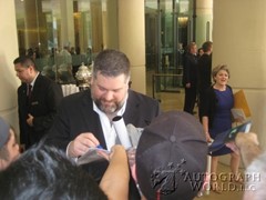 signing photo