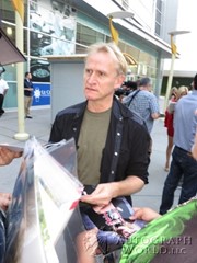 signing photo