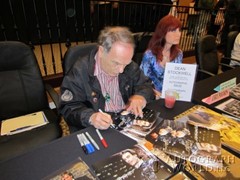 signing photo