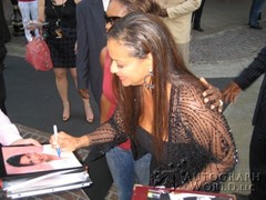 signing photo