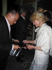 signing photo
