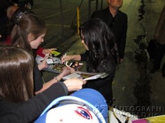 signing photo