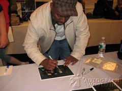 signing photo