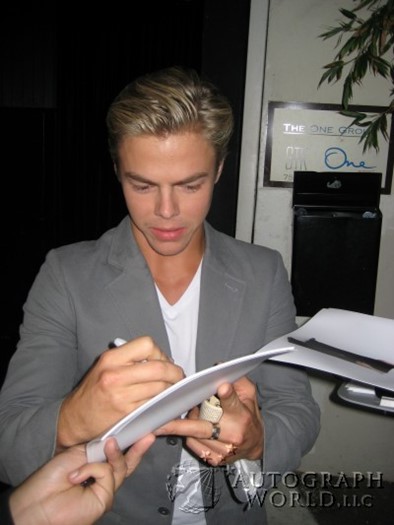 Derek Hough autograph
